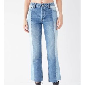 BDG High-Rise Two Toned Denim Jeans